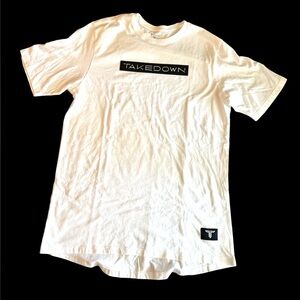 NWOT Men's L Takedown T-shirt White